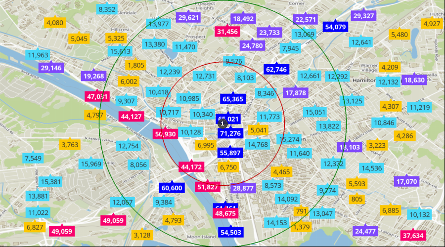 Trenton, New Jersey - Daily Average Traffic Count